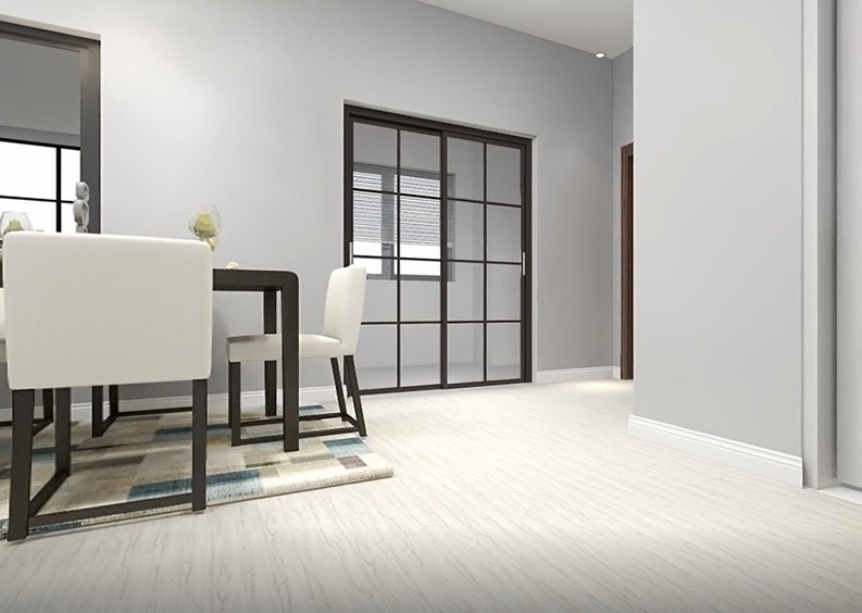 Pvc vinyl flooring plastic wood look plank