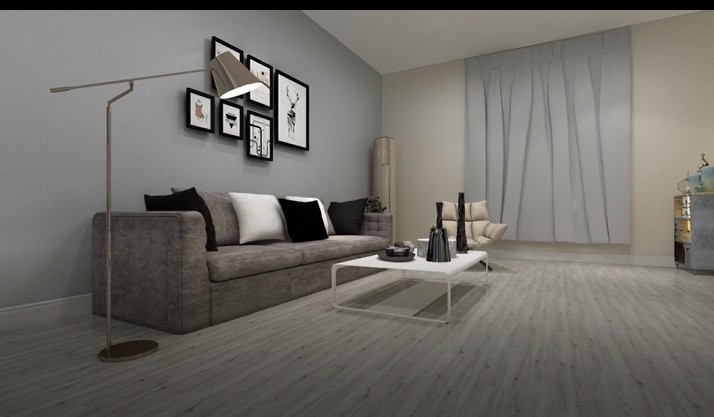 2mm 3mm Dryback Stone Commercial Plank Tiles PVC Vinyl Flooring