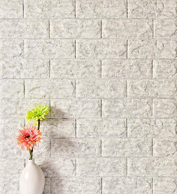 8mm Stone Color Foam Brick Wallpaper